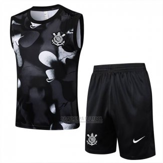 Fato de Treino Corinthians Sem Mangas 2025-2026 Preto