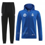 Fato de Treino Hoodie Real Madrid 2022-2023 Azul