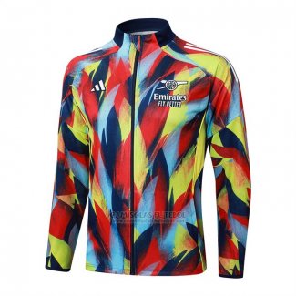 Jaqueta Arsenal 2025-2026 Azul Amarelo Vermelho
