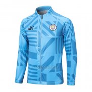 Jaqueta Manchester City 2022-2023 Azul Claro