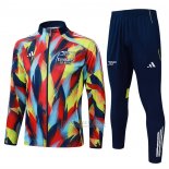 Jaqueta de Treinamento Arsenal 2025-2026 Azul Amarelo Vermelho
