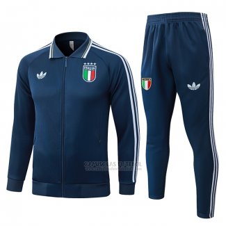 Jaqueta de Treinamento Italia Crianca 2026-2027 Azul