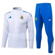 Jaqueta de Treinamento Real Madrid Crianca 2025-2026 Branco