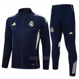 Jaqueta de Treinamento Real Madrid Crianca 2025-2026 Azul Oscuro