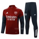 Sueter de Treinamento Arsenal Crianca 2025-2026 Vermelho