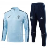 Sueter de Treinamento Manchester City Crianca 2025-2026 Azul