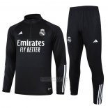 Sueter de Treinamento Real Madrid 2023-2024 Preto Y Branco