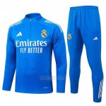 Sueter de Treinamento Real Madrid Crianca 2025-2026 Azul