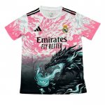 Tailandia Camisola Real Madrid Dragon 2025-2026 Rosa Preto