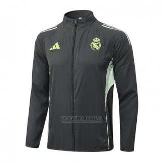 Blusao del Real Madrid 2025-2026 Cinza Verde