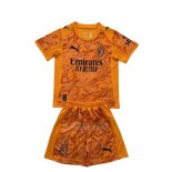 Camisola AC Milao Goleiro Crianca 2025-2026 Laranja