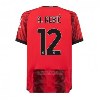 Camisola AC Milao Jogador A.rebic 1º 2023-2024