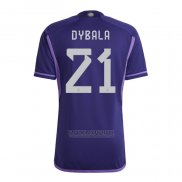 Camisola Argentina Jogador Dybala 2º 2022