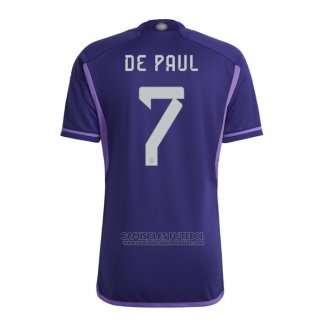 Camisola Argentina Jogador de Paul 2º 2022