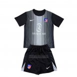 Camisola Atletico Madrid Goleiro Crianca 2025-2026 Preto