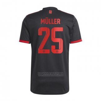 Camisola Bayern de Munique Jogador Muller 3º 2022-2023