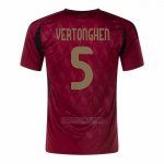 Camisola Belgica Jogador Vertonghen 1º 2024