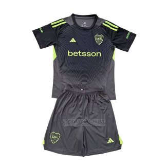 Camisola Boca Juniors Goleiro Crianca 2025 Preto
