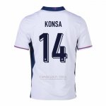 Camisola Inglaterra Jogador Konsa 1º 2024