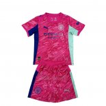 Camisola Manchester City Goleiro Crianca 2025-2026 Rosa