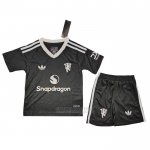 Camisola Manchester United Goleiro Crianca 2024-2025 Preto