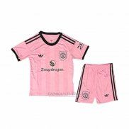 Camisola Manchester United Goleiro Crianca 2025-2026 Rosa