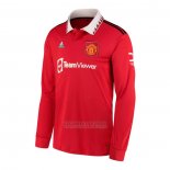 Camisola Manchester United 1º Manga Comprida 2022-2023