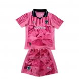 Camisola Monterrey Goleiro Crianca 2025 Rosa