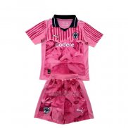 Camisola Monterrey Goleiro Crianca 2025 Rosa