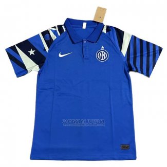 Camisola Polo del Inter de Milao 2023-2024 Azul