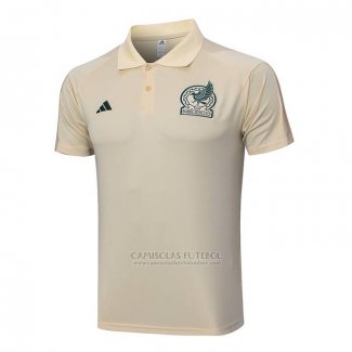 Camisola Polo del Mexico 2023-2024 Albaricoque