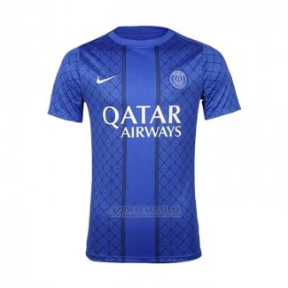 Camisola Pre Match del Paris Saint-Germain 2025-2026 Azul