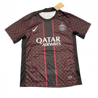 Camisola Pre Match del Paris Saint-Germain 2025-2026 Preto Vermelho