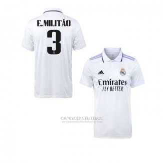 Camisola Real Madrid Jogador E.militao 1º 2022-2023