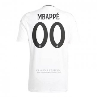 Camisola Real Madrid Jogador Mbappe 1º 2024-2025