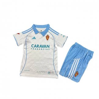 Camisola Real Zaragoza 1º Crianca 2025-2026