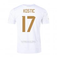 Camisola Serbia Jogador Kostic 2º 2022