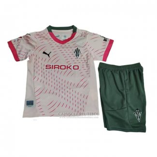 Camisola Sporting Gijon 3º Crianca 2024-2025