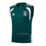 Camisola de Treinamento Italia Sin Mangas 2025-2026 Verde