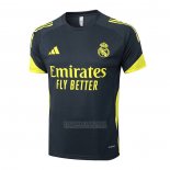 Camisola de Treinamento Real Madrid 2025-2026 Preto Amarelo