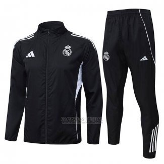 Conjunto de Blusao del Real Madrid 2025-2026 Preto