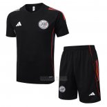 Fato de Treino Ajax Manga Curta 2025-2026 Preto - Calcas Curta