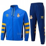 Fato de Treino Com Blusao del Real Madrid 2025-2026 Azul