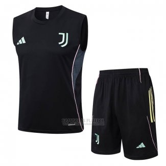 Fato de Treino Juventus Sin Mangas 2025-2026 Preto