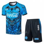 Fato de Treino Naples Manga Curta 2025-2026 Azul - Calcas Curta