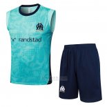 Fato de Treino Olympique Marsella Sin Mangas 2025-2026 Verde