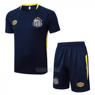 Fato de Treino Santos Manga Curta 2025-2026 Azul - Calcas Curta