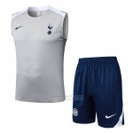 Fato de Treino Tottenham Hotspur Sin Mangas 2025-2026 Cinza