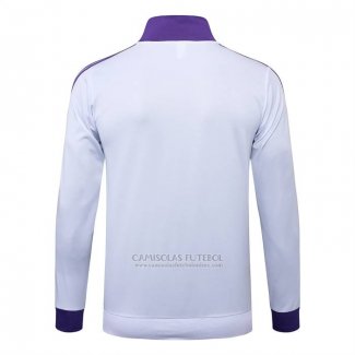Jaqueta Real Madrid 2024-2025 Branco Purpura