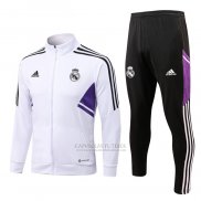 Jaqueta de Treinamento Real Madrid 2022-2023 Branco Y Purpura